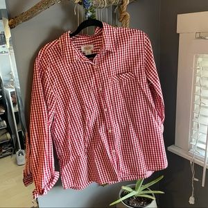Red Gingham button down
